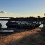 Buscan en el río Paraná a un soldado del Ejército que cayó al agua durante un ejercicio militar
