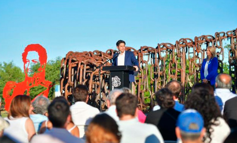 En el Día de la Soberanía, Kicillof habló de la privatización de la hidrovía y de «los vendepatrias que gobiernan”