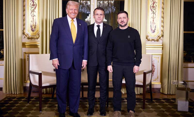Reunión clave entre Trump, Zelensky y Macron en Francia que tuvo como eje la guerra Ucrania – Rusia
