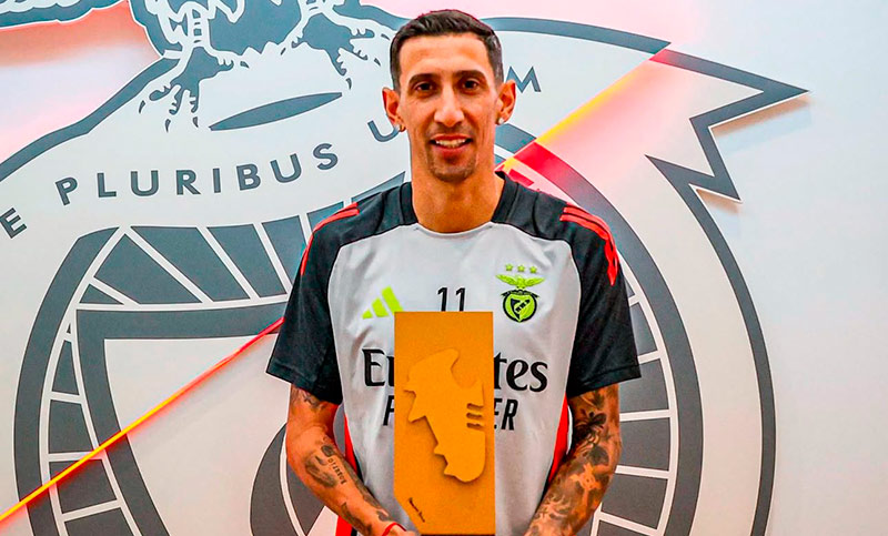 Di María fue distinguido en el fútbol portugués