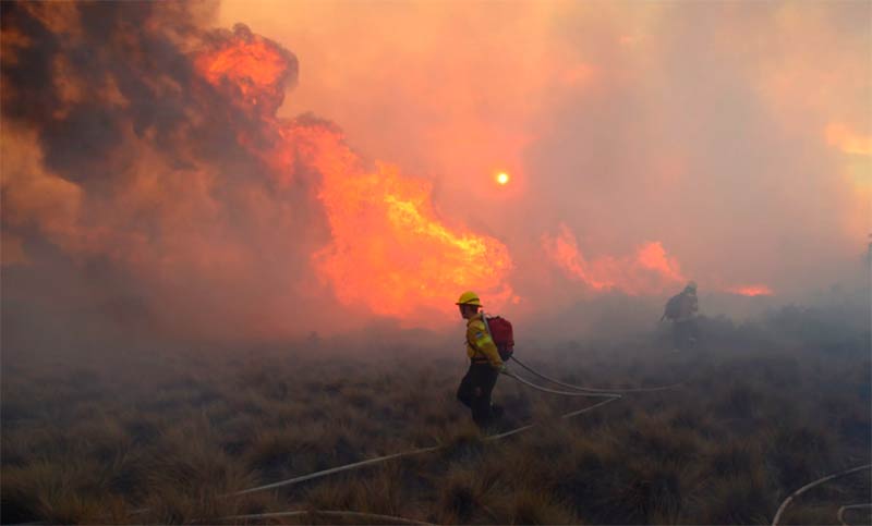 Incendio en el Parque Nacional Nahuel Huapi: ya son más de 1.800 las hectáreas afectadas