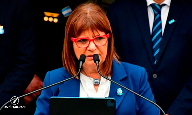 Bullrich, sobre el video de los encapuchados: «Manejamos la hipótesis de que podría ser una banda de Buenos Aires»