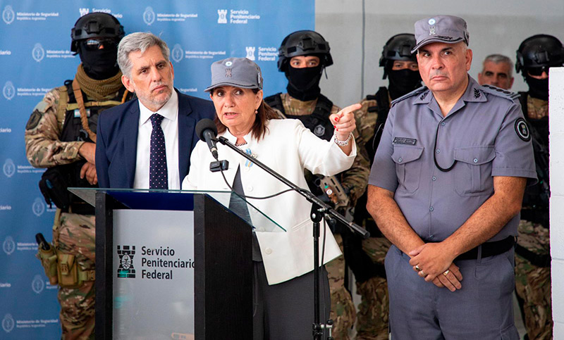 Bullrich inauguró penitenciaría en Santa Fe: «Se terminó el tiempo en el que los presos dominaban las cárceles»