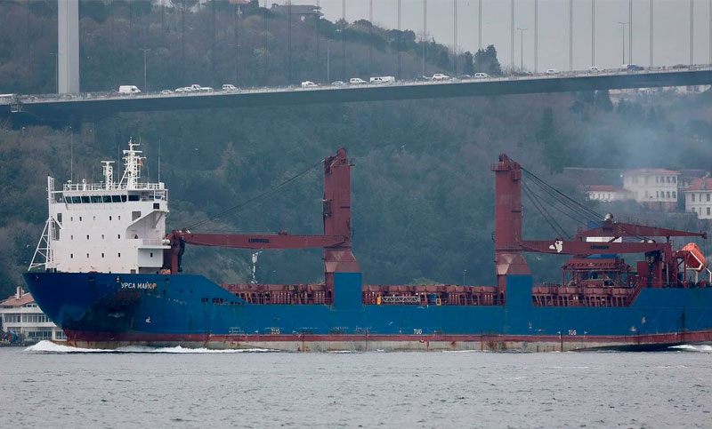 Se hunde un carguero ruso en el Mediterráneo y hay dos desaparecidos