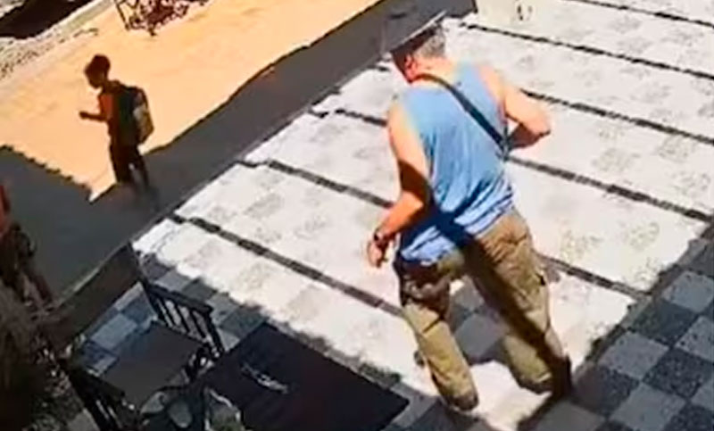 Horror en San Juan: un hombre mató a un perro a cuchillazos en plena calle