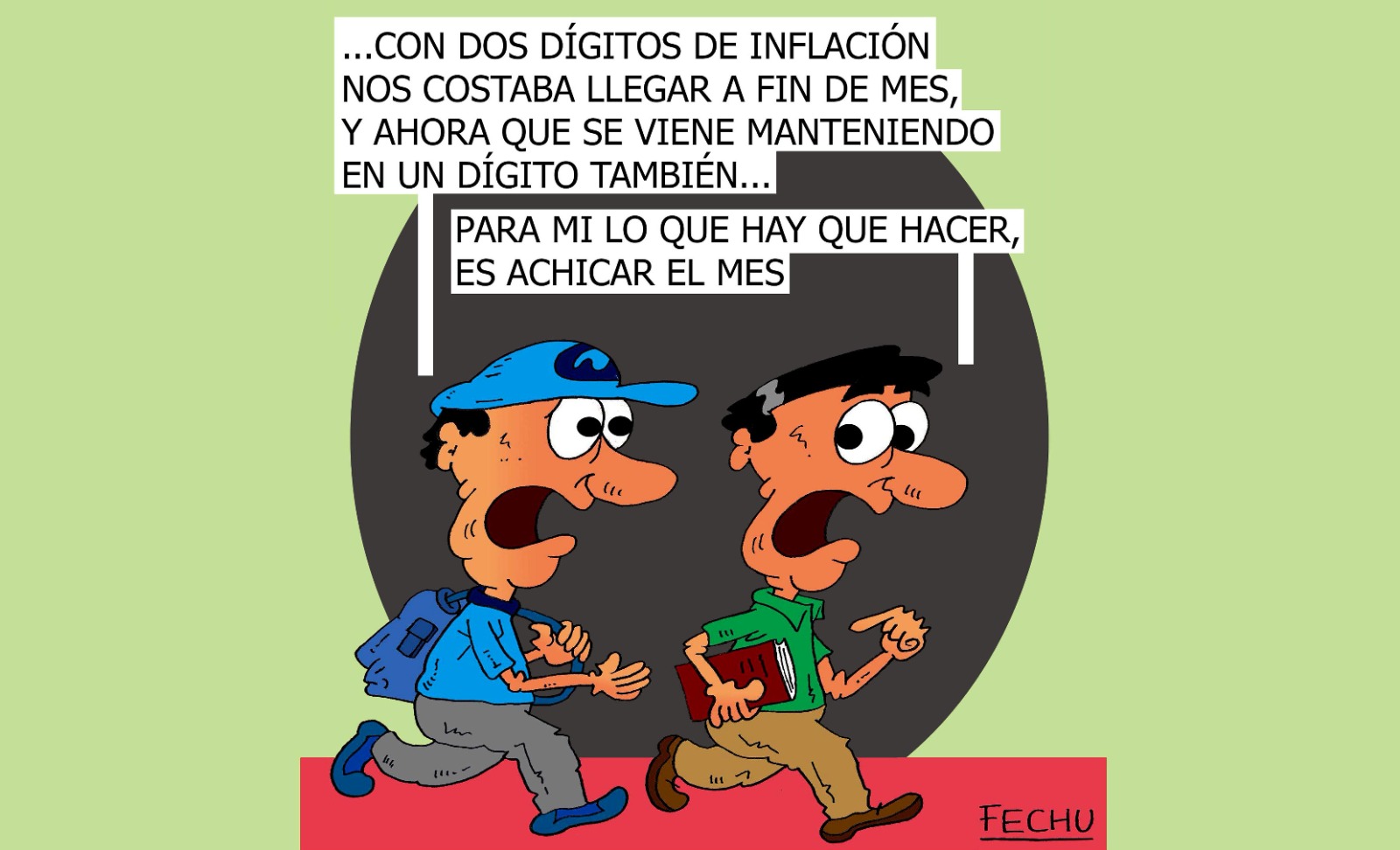 ¡Sobra mes a fin de sueldo!