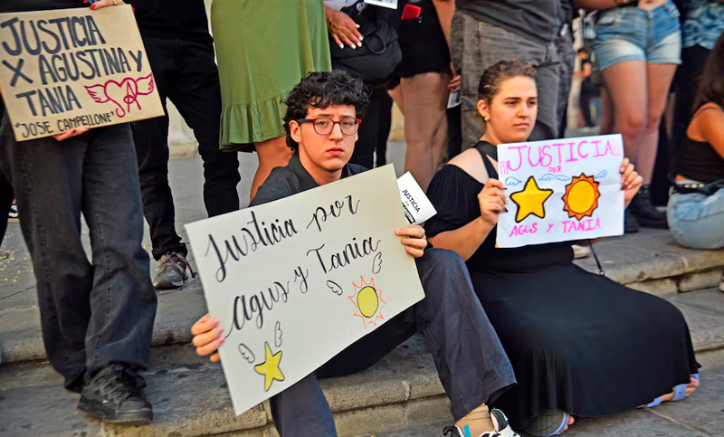 Siniestro fatal en Roca y el río: Rosario marcha para pedir «Justicia por Agus y Tania»
