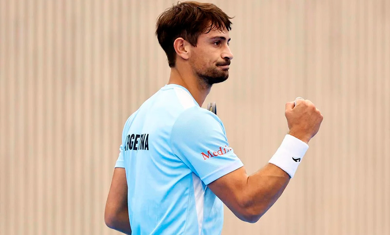 Navone consiguió el punto decisivo ante Noruega y Argentina avanza en la Copa Davis
