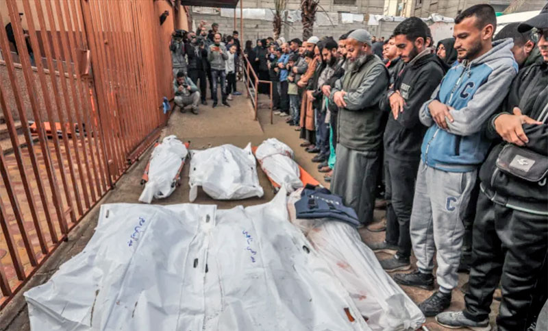 Ataques aéreos israelíes dejan al menos 30 palestinos muertos en Gaza tras el anuncio de alto el fuego