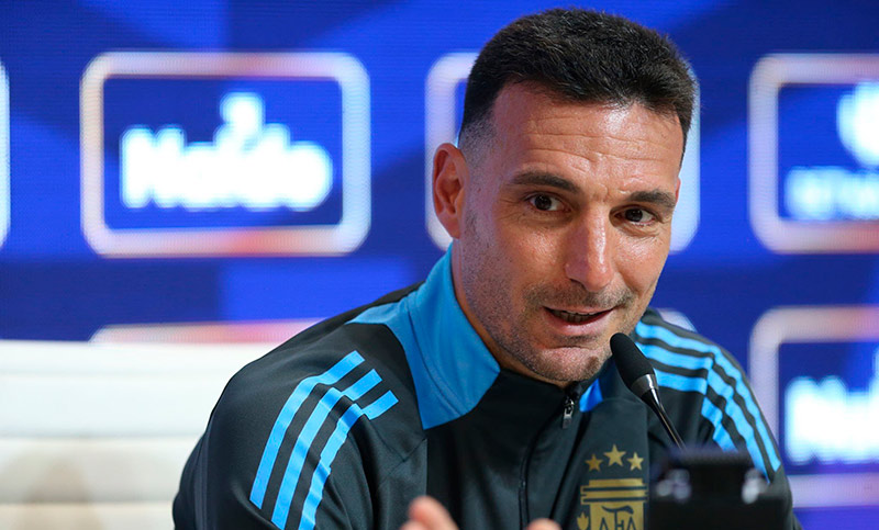 Scaloni: el deseo de tener a Messi en el Mundial, la renovación del plantel y su futuro