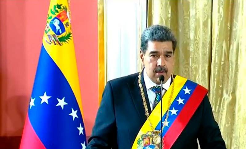 Maduro asumió en Venezuela y apuntó contra Milei: «Es un nazi sionista, un sádico social»