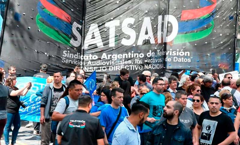 Trabajadores de televisión exigen el pago de salarios y aguinaldo adeudados por la productora de Marcelo Tinelli