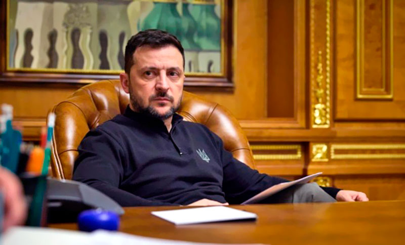 Cae la confianza del presidente de Ucrania según sondeos del Instituto Internacional de Sociología de Kiev