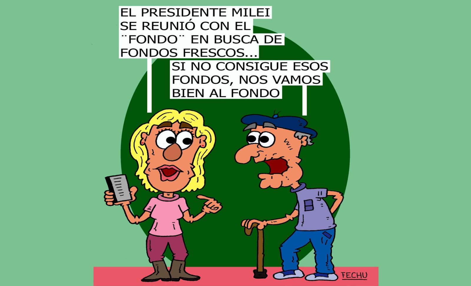 ¡Muy, muy al fondo!