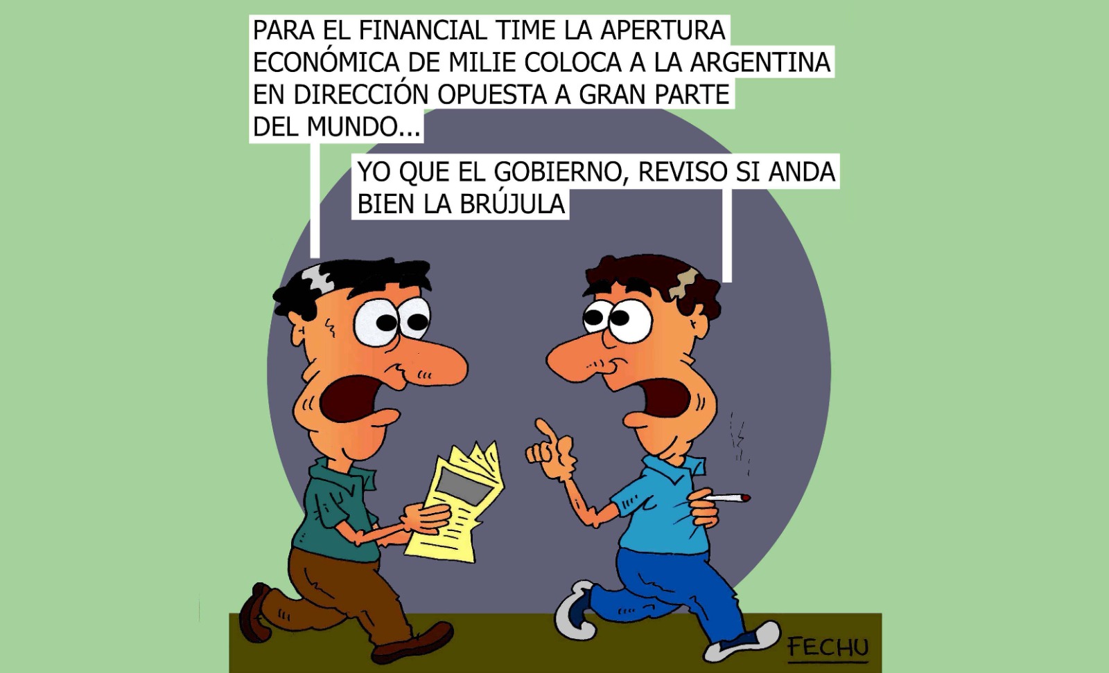 Una brújula por allí, por favor…