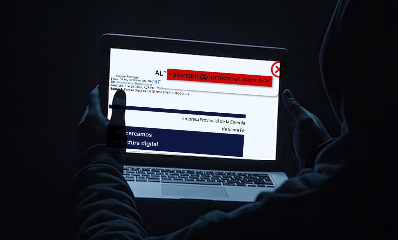 La EPE alerta por una ola de estafas por mail a los usuarios
