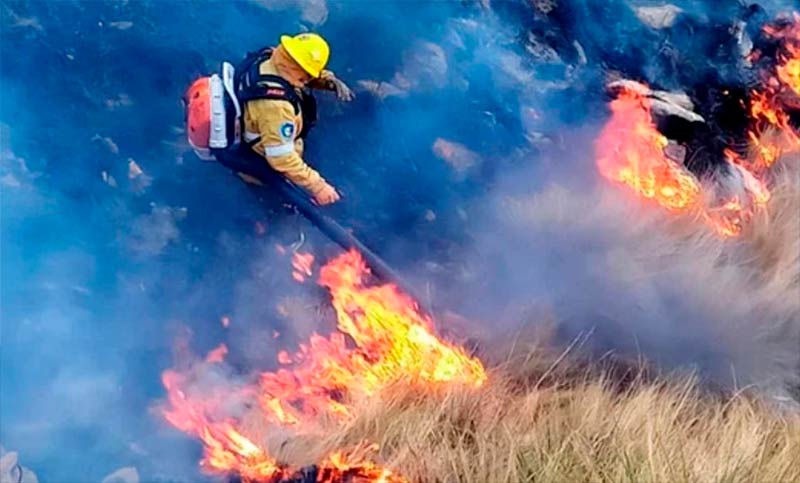 Alerta en Chubut: nuevo foco de incendio en Puerto Madryn