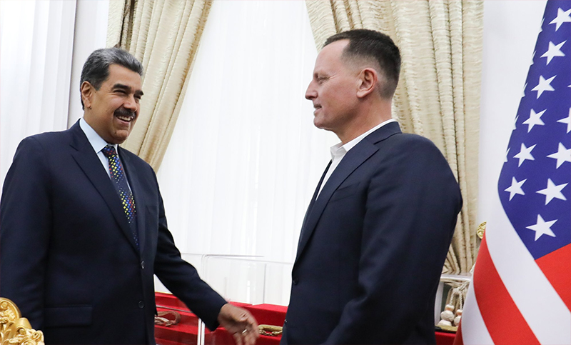 Nicolás Maduro recibió en Caracas a un enviado especial de Donald Trump