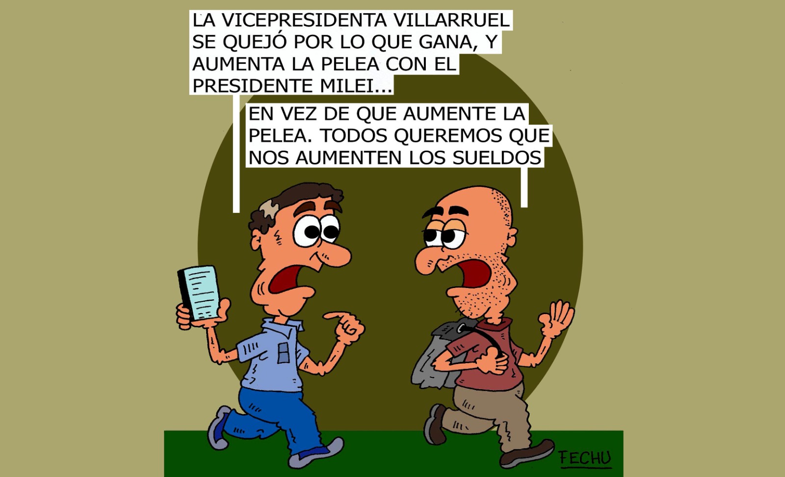 ¡La pelea de los sueldos!