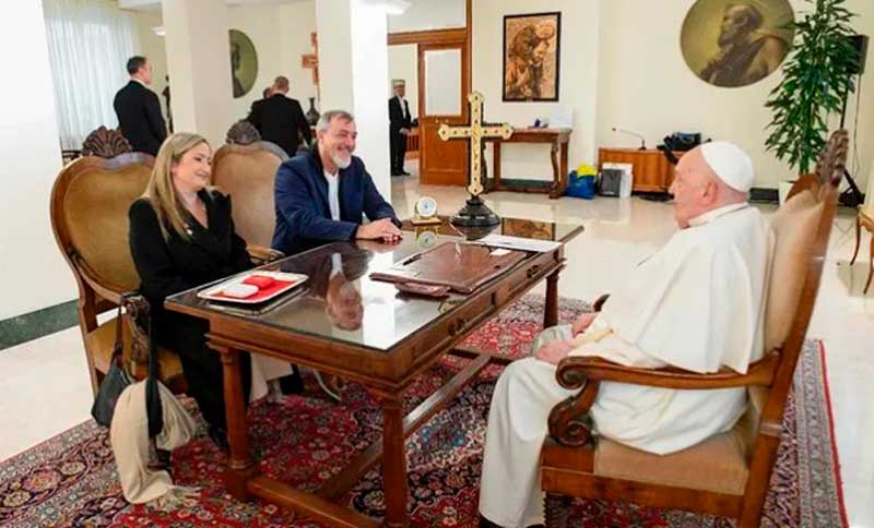 Papa Francisco recibió a representantes de ATE