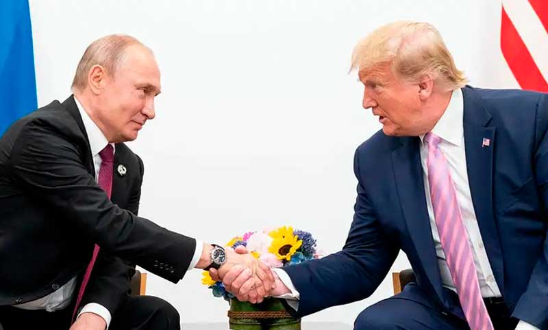 Donald Trump y Vladimir Putin negocian el fin de la guerra en Ucrania
