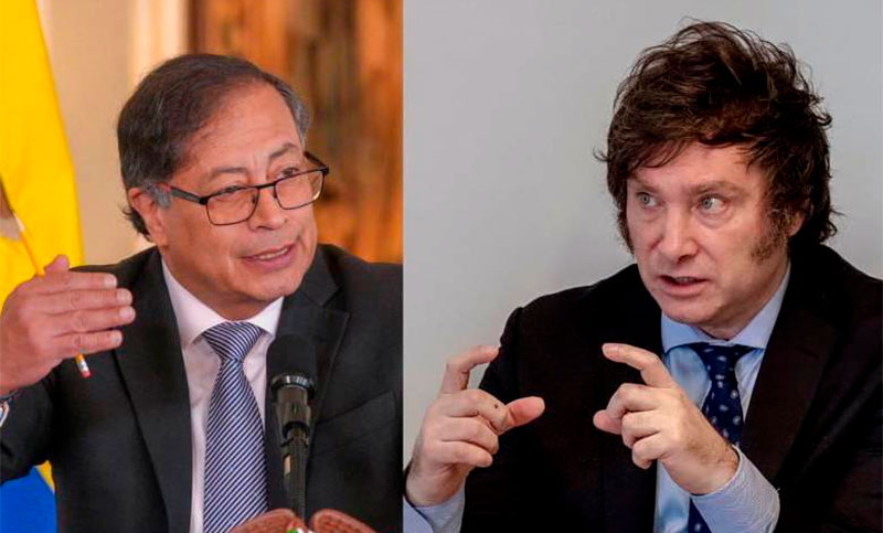 Petro criticó a Milei y Musk por la foto con la motosierra: «En Colombia se usó para descuartizar seres humanos»