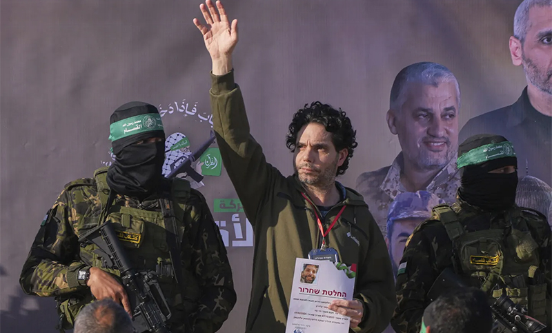 Hamás liberó a tres rehenes israelíes en Gaza