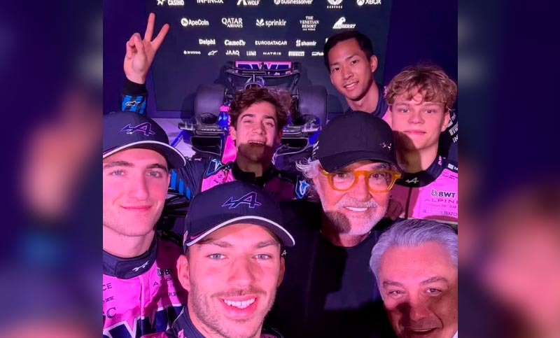 Colapinto estuvo en la presentación de la F1 y se refirió a las posibilidades para este año: «Hay que creer»