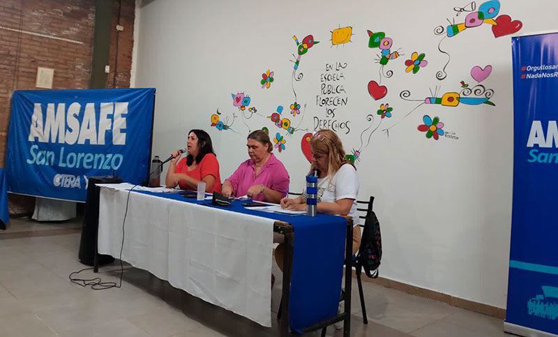 Paritaria docente en Santa Fe: todas las mociones contemplan al menos un día de paro