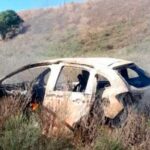 Hallaron el auto quemado vinculado a balaceras y la recompensa sigue vigente para dar con los ocupantes