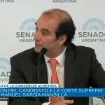 García Mansilla hace apenas seis meses: “Yo no hubiese aceptado una nominación en comisión”