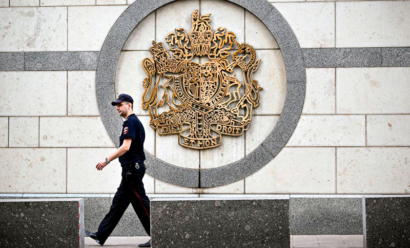 Rusia expulsa a dos diplomáticos británicos por realizar tareas de «inteligencia no declarada»