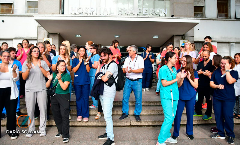 Tras la agresión a un médico, continúa restringida la atención en el Eva Perón: «Hasta que haya una respuesta institucional»