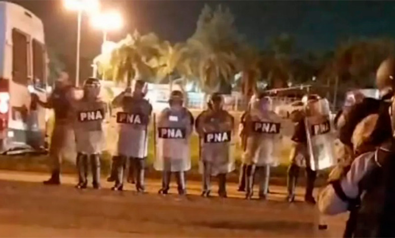 Tras la represión de Prefectura, Aceiteros relanzó el paro nacional