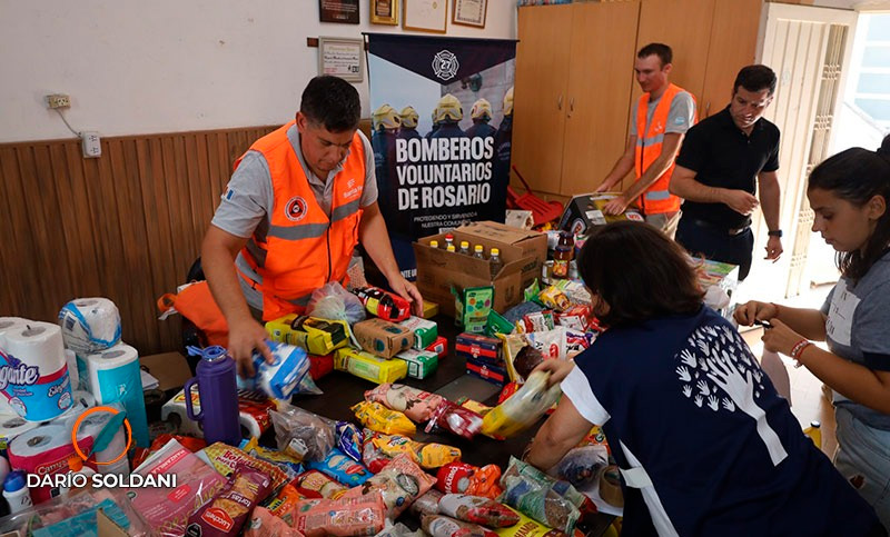 Todos por Bahía Blanca: Bomberos Voluntarios lanzó una colecta solidaria para los inundados