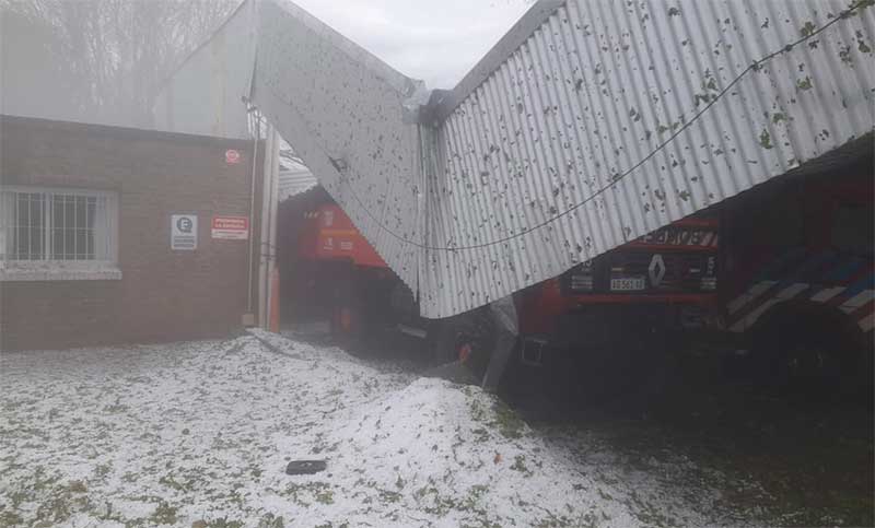 Temporal en la región: graves destrozos en San Lorenzo y Funes