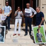 Alejandro Fantino marchó junto a la familia Gorga para pedir justicia a un año de la muerte de Facu en el Jockey Club