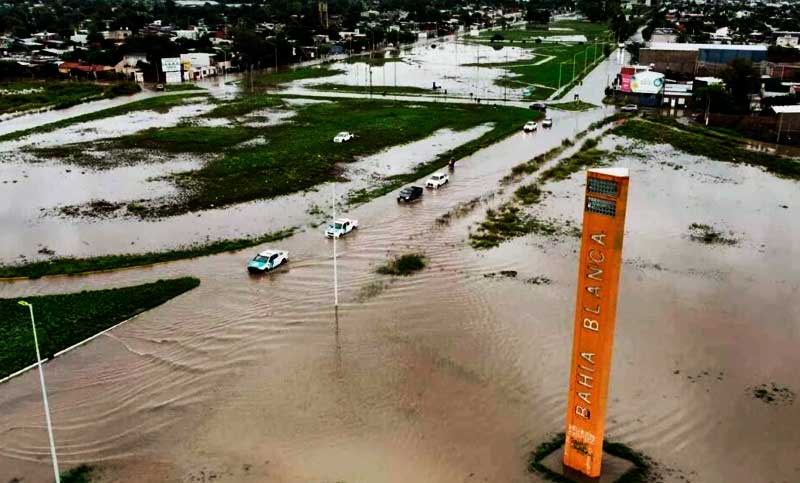 Bahía Blanca: por alerta amarilla de tormentas suspenden las clases y el transporte