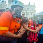 Fiscalía pide indagatoria al policía que tiró gas lacrimógeno a la niña en la marcha de los jubilados