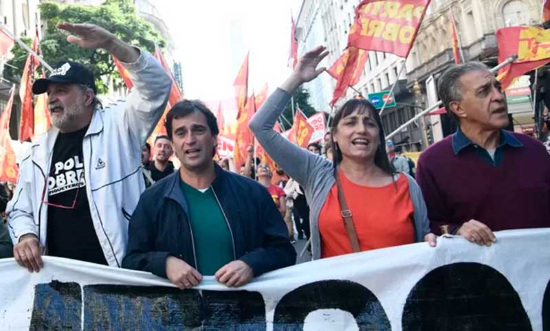 La izquierda no está conforme: «Movilización sí, paro sí, pero no alcanza», quieren «plan de lucha»