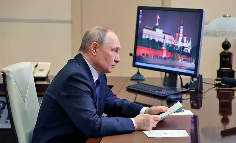 Putin anuncia una tregua de tres días en la guerra con Ucrania desde la medianoche del 8 de mayo