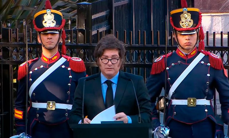 Milei en el acto por Malvinas: «Anhelamos que los malvinenses decidan votarnos y quieran ser argentinos»