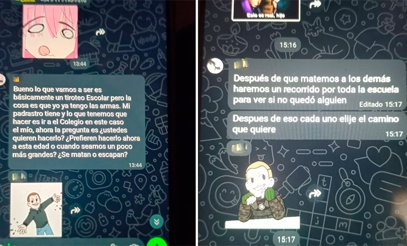 Horror en Buenos Aires: adolescentes planificaban un tiroteo en una escuela secundaria de Maschwitz