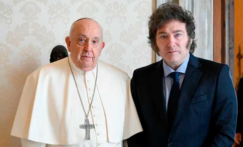 Milei despidió al Papa y agradeció «haber podido conocerlo en su bondad y sabiduría» pese a las «diferencias»