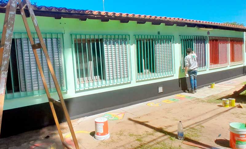 El FAE realizó casi 7000 trabajos en escuelas públicas de Rosario