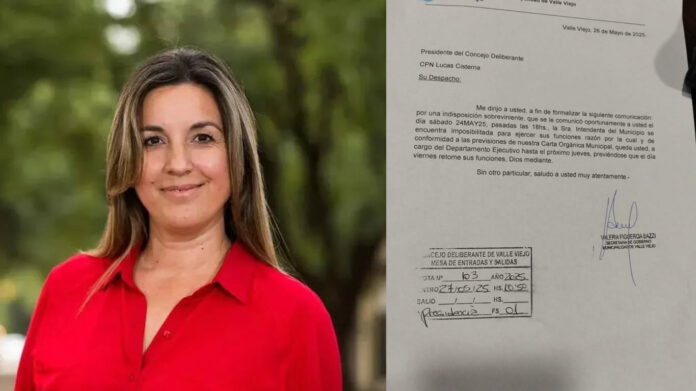 No estaba enferma, estaba de parranda: la intendenta de Valle Viejo pidió licencia médica y se fue al Caribe