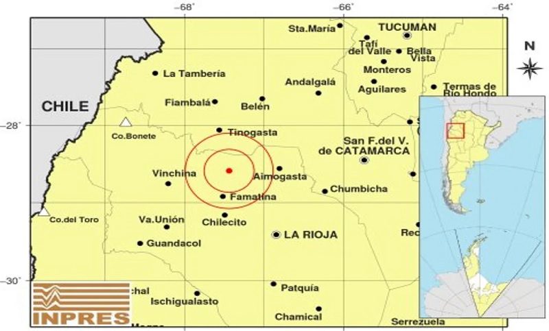 Un fuerte temblor sacudió La Rioja y se sintió también en otras provincias