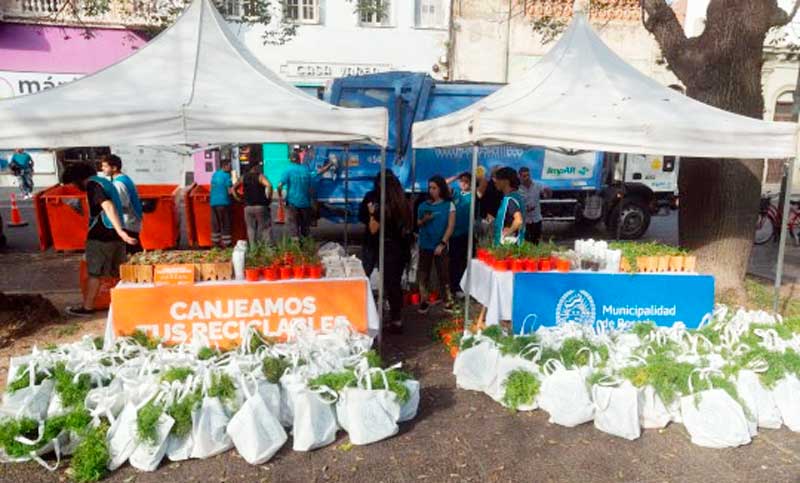 Canje de reciclables llega este viernes a Plaza Galicia