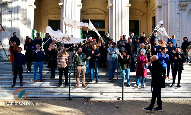 Judiciales de Rosario se sumaron al banderazo nacional en defensa del salario y la justicia