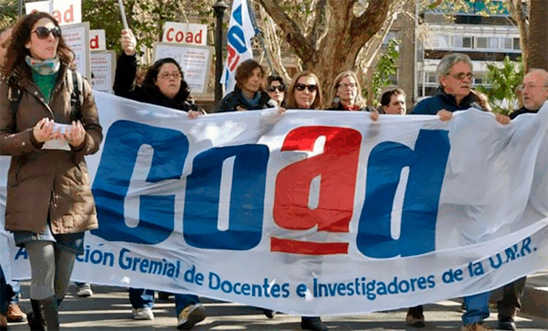 Docentes universitarios de Rosario realizarán una asamblea el miércoles en el marco del paro de 48 horas